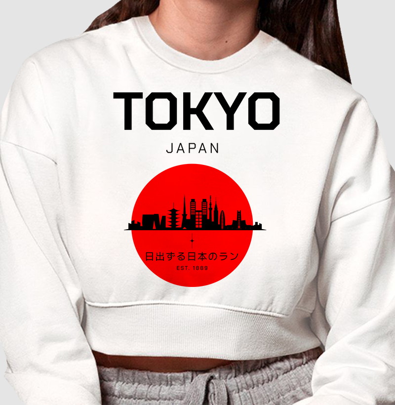 Camiseta Metrópole Japonesa | Top Moletom