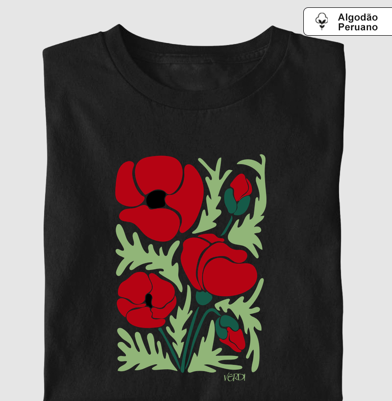 Flor estilizada vermelha