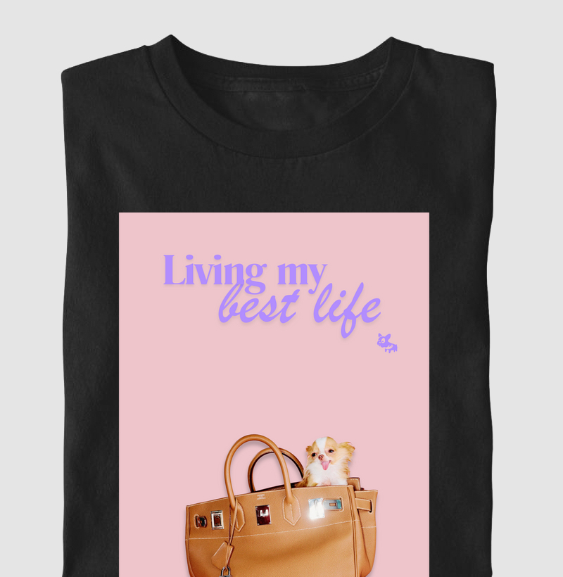 Camiseta Living my best life