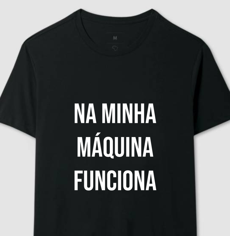 Na minha maquina funciona