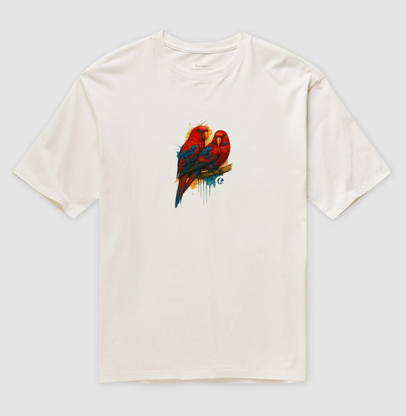 Camiseta Oversized - Arte Lóris Borneo