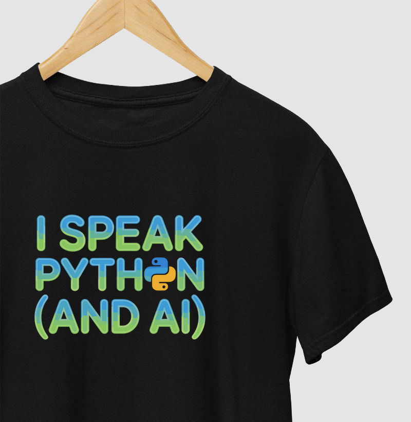 Camiseta I Speak Python (And AI) II (DEV)