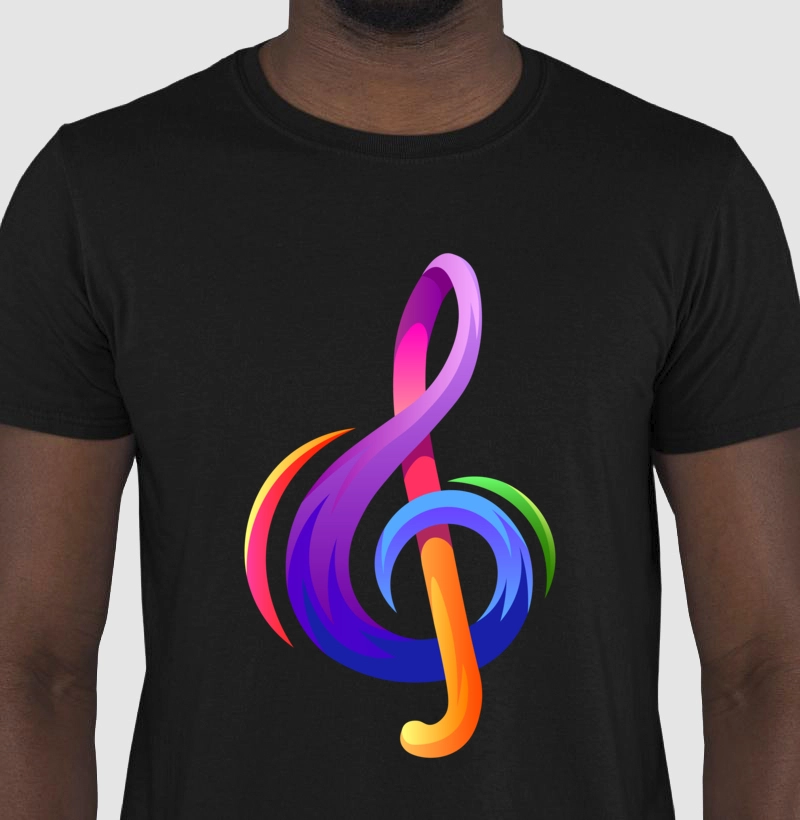 Camiseta clave de sol