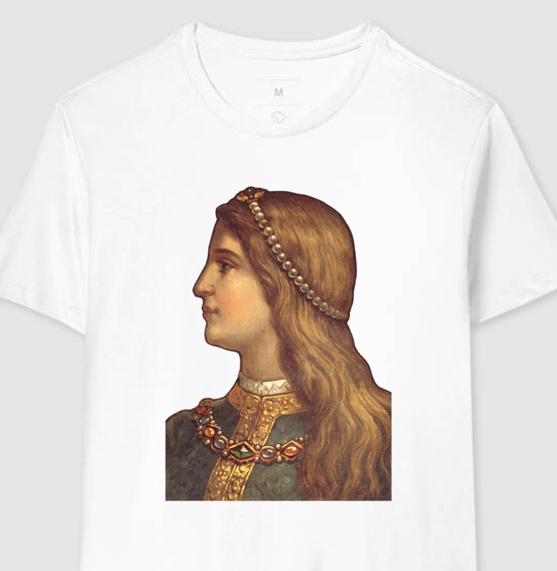 Camiseta Inês de Castro, a Rainha Póstuma de Portugal (século XIV)