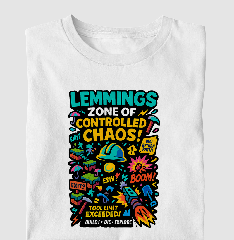 PcDos Lemmings Zone Of Controlled Chaos