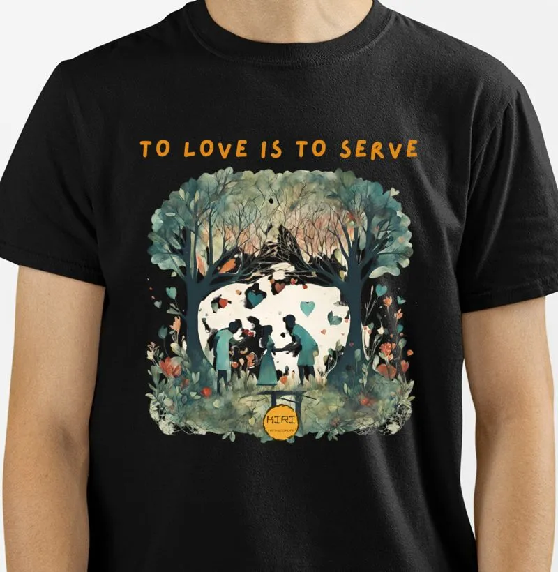 Camiseta Premium KIRI - To Love is To Serve