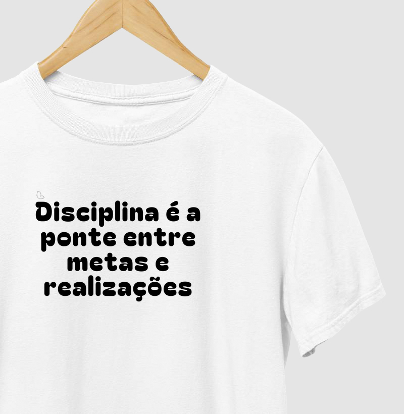 Disciplina é a ponte