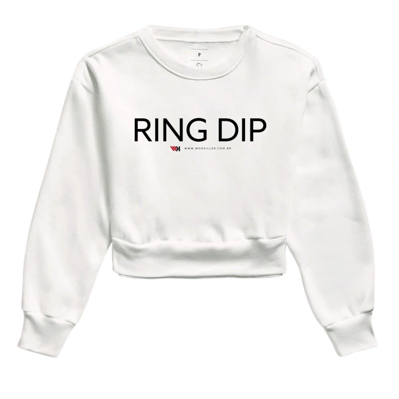 Moletom Cropped Ring Dip