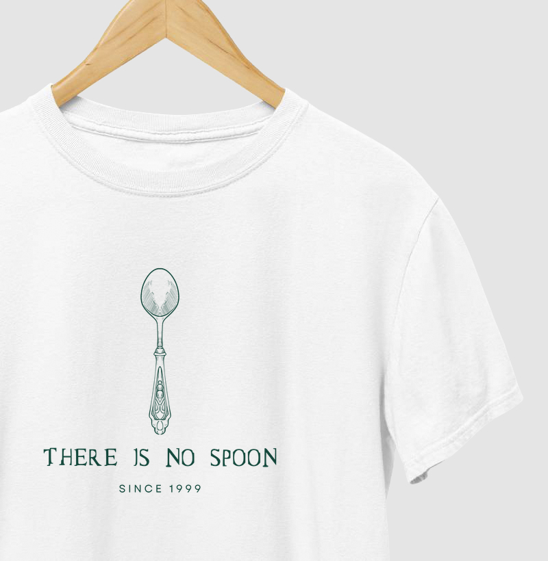 Camiseta There Is No Spoon – Matrix