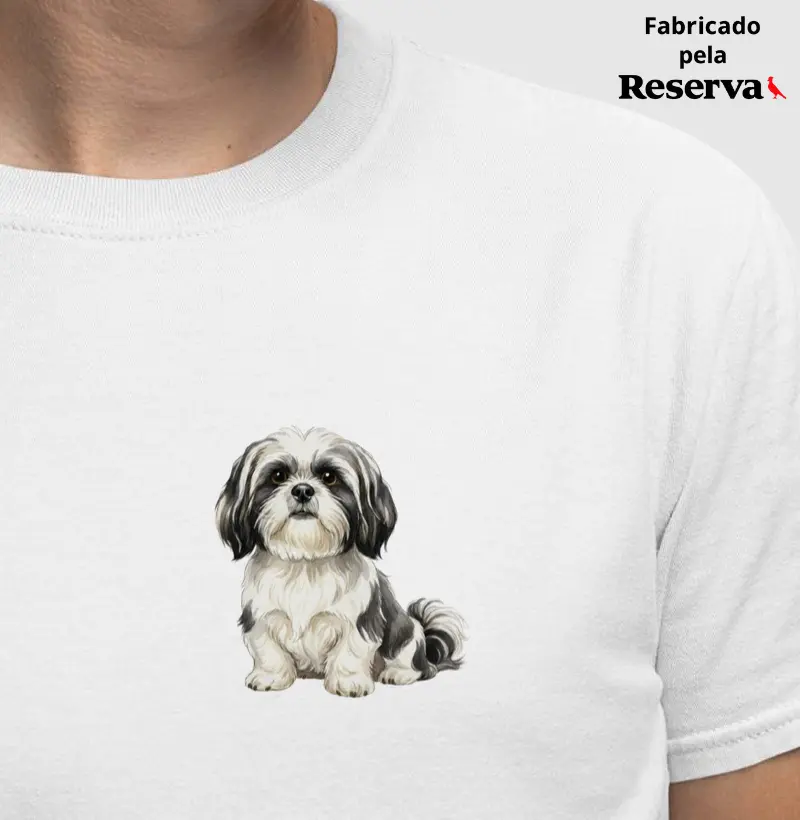Shih Tzu Sentado Minimalista