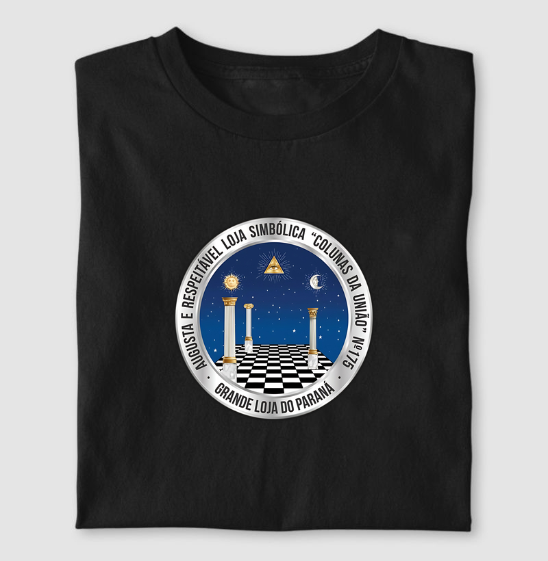 Camiseta Personalizada ARLS Colunas da União Nº175 - Mr. GADU 2