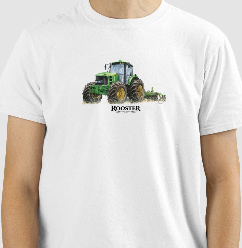 camiseta trator rooster 