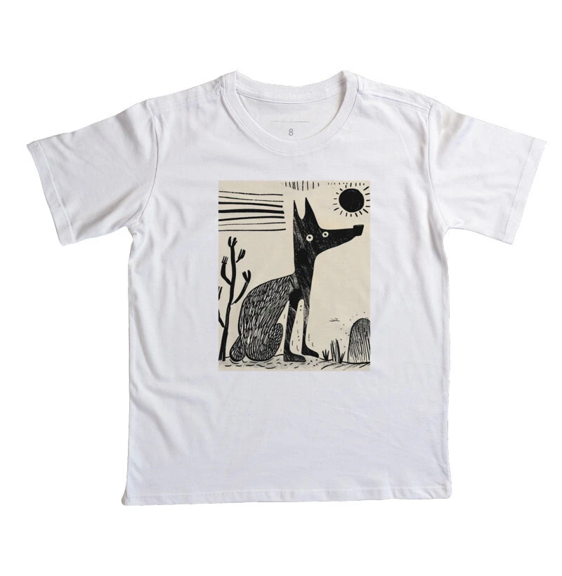 Lino Print Dog Kids