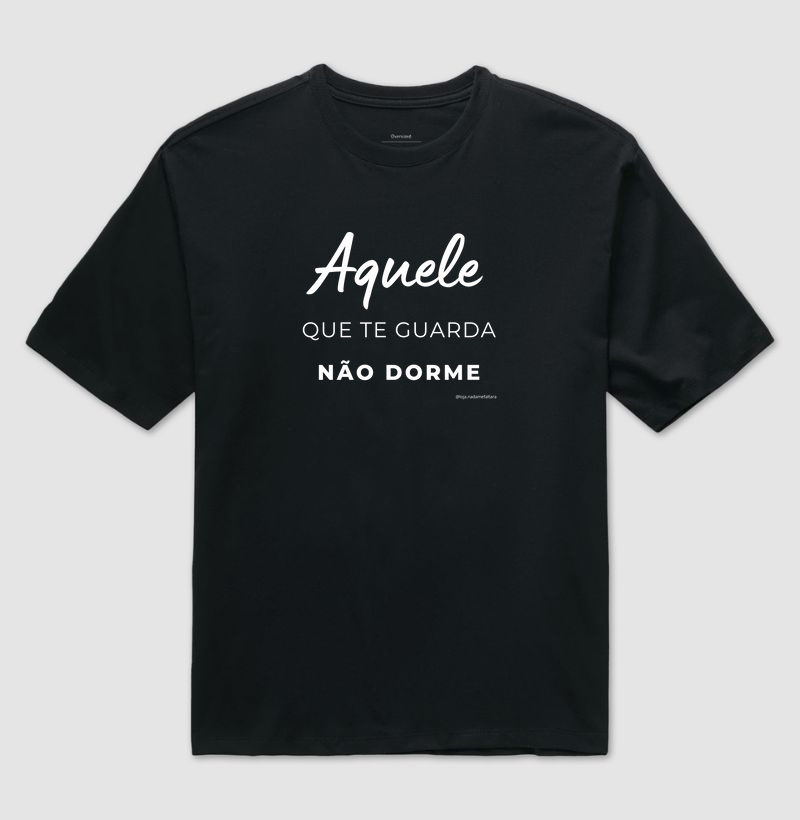 Camiseta Oversized Salmo 121:3
