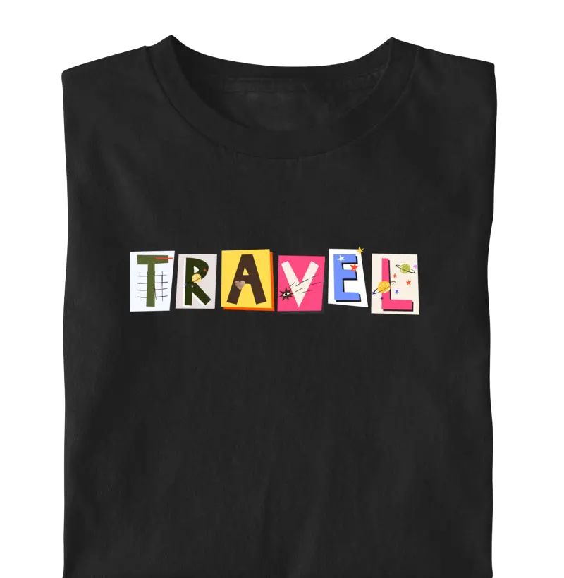 CAMISETA TRAVEL RECORTE