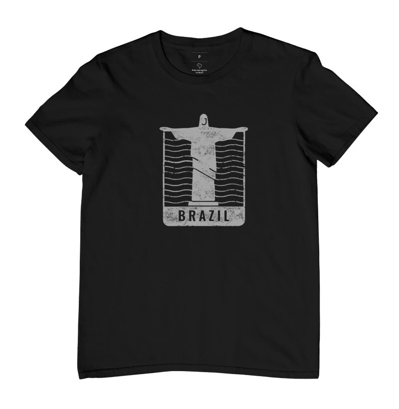 Camiseta Adulta - Cristo Brasil