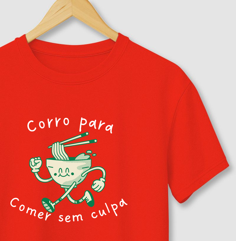 Corro para comer sem culpa