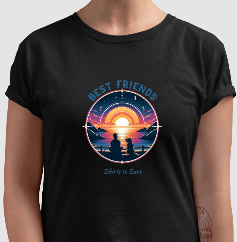 Camiseta Golden Best Friends