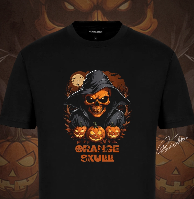Orange Skull