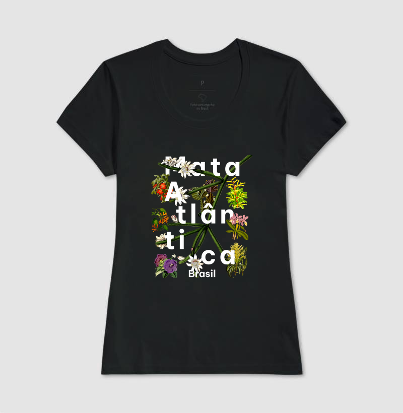 Camiseta Feminina Mata Atlântica Brasil