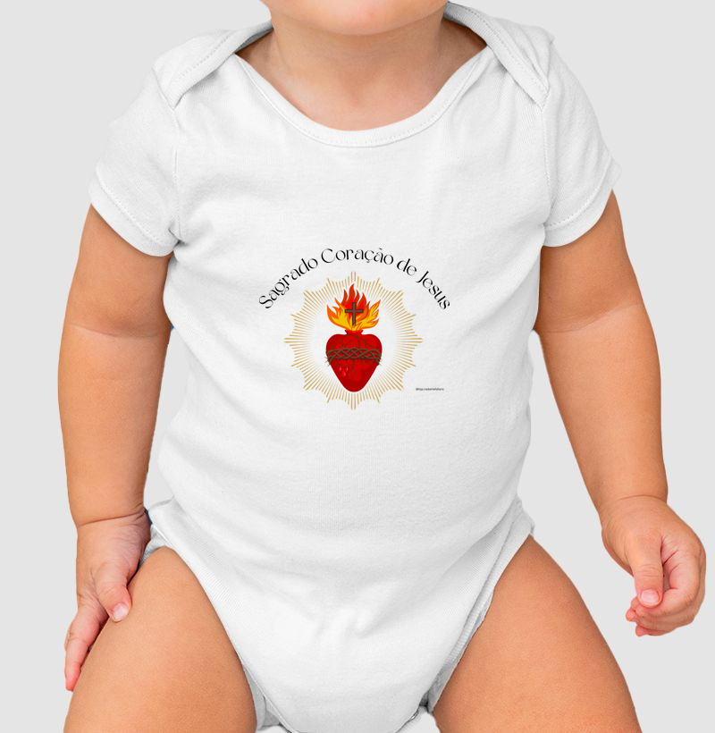 Body Infantil Sagrado Coração de Jesus