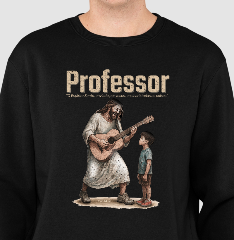 Suéter Moletom Professor - Violão
