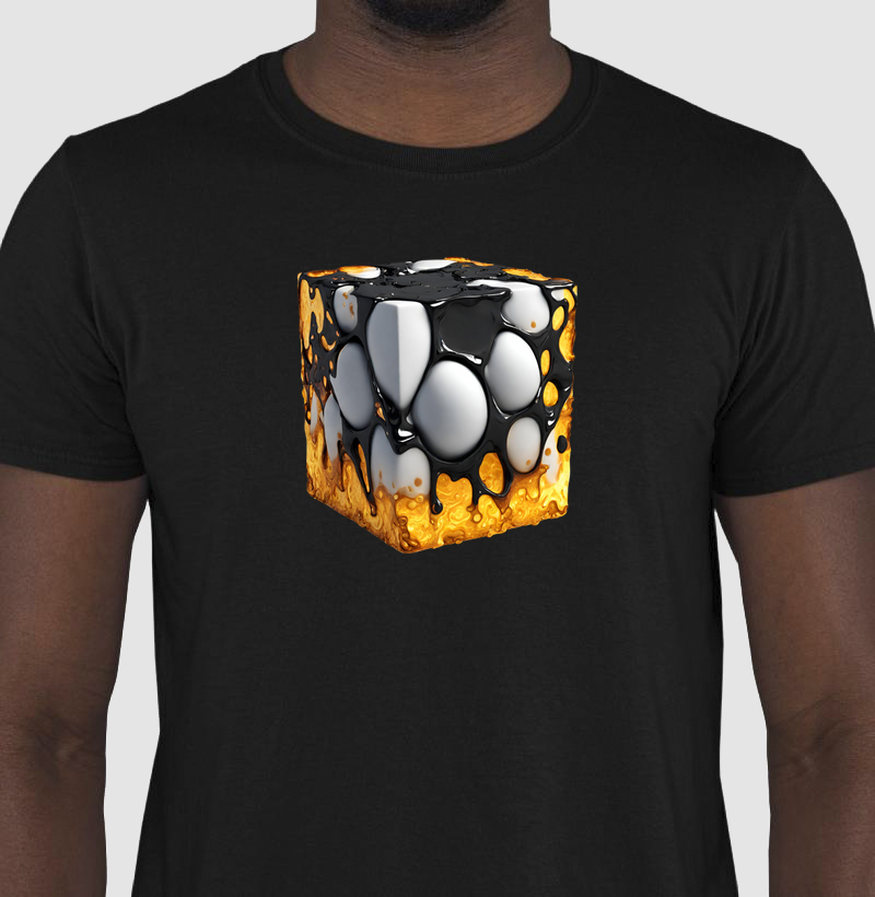 camiseta cubo magico