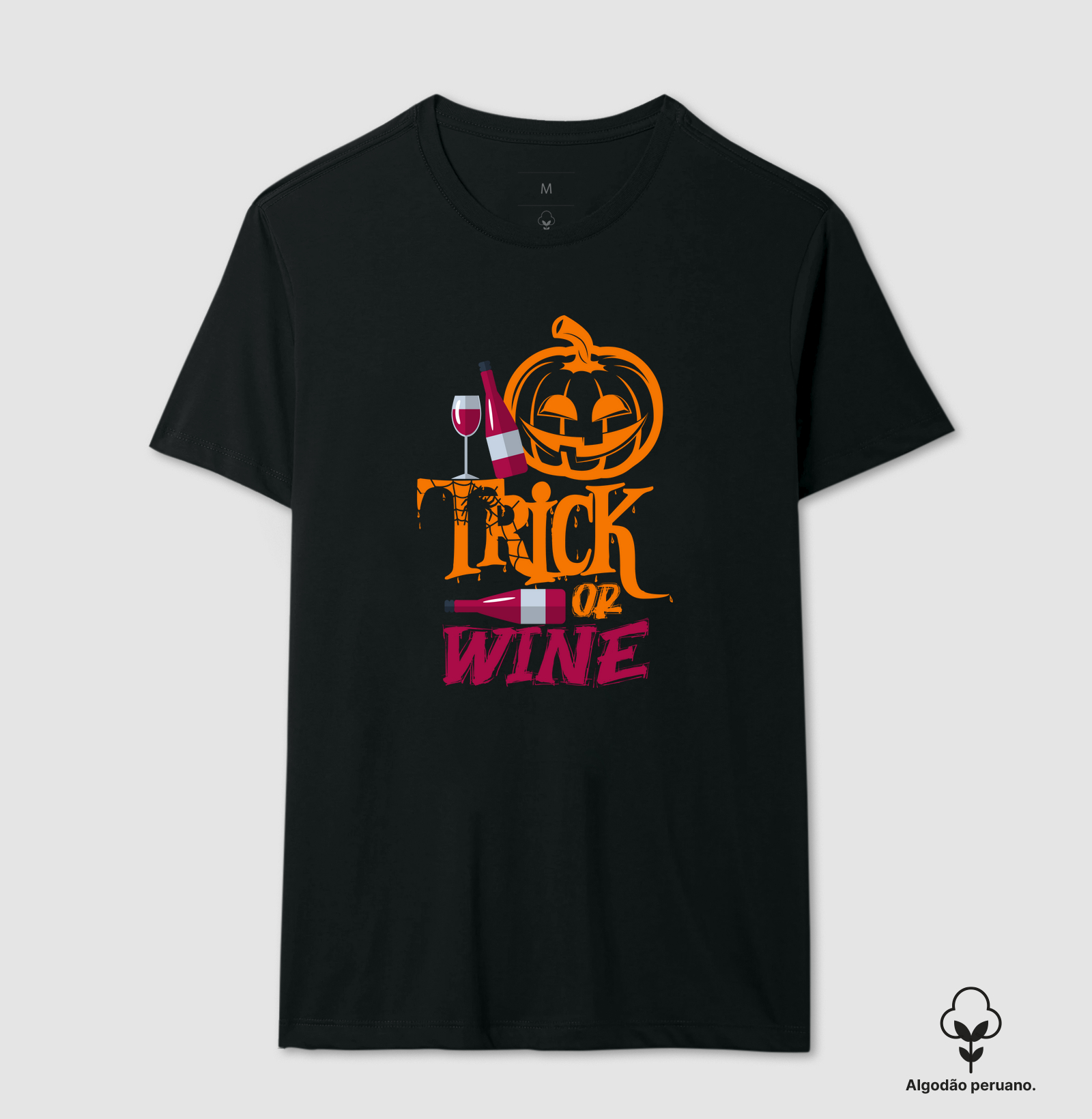 Camiseta Trick or Wine
