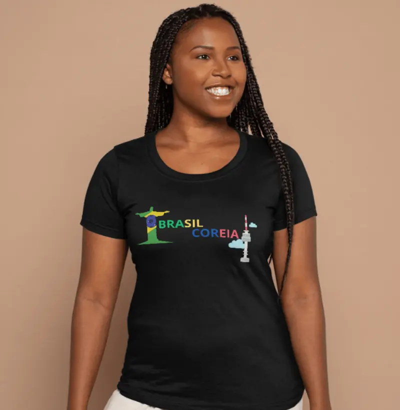 Camiseta Brasil - Coreia