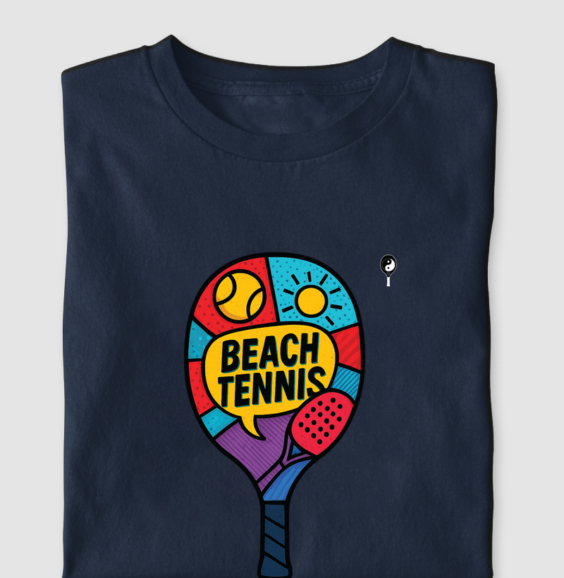 Beach Tennis Pop Art