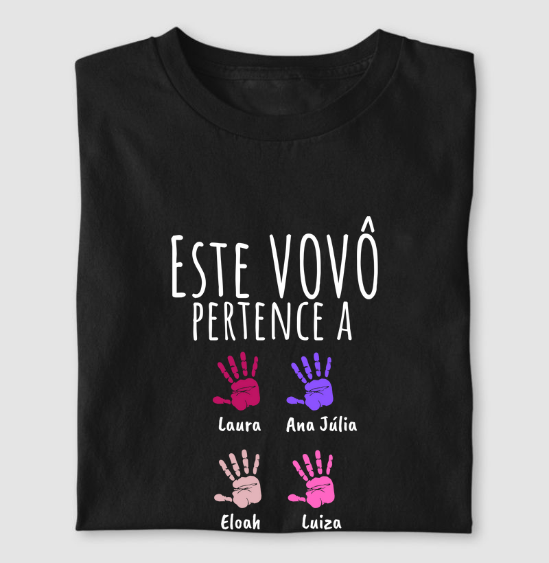 Este Vovô pertence a: Laura, Ana Júlia, Eloah e Luiza