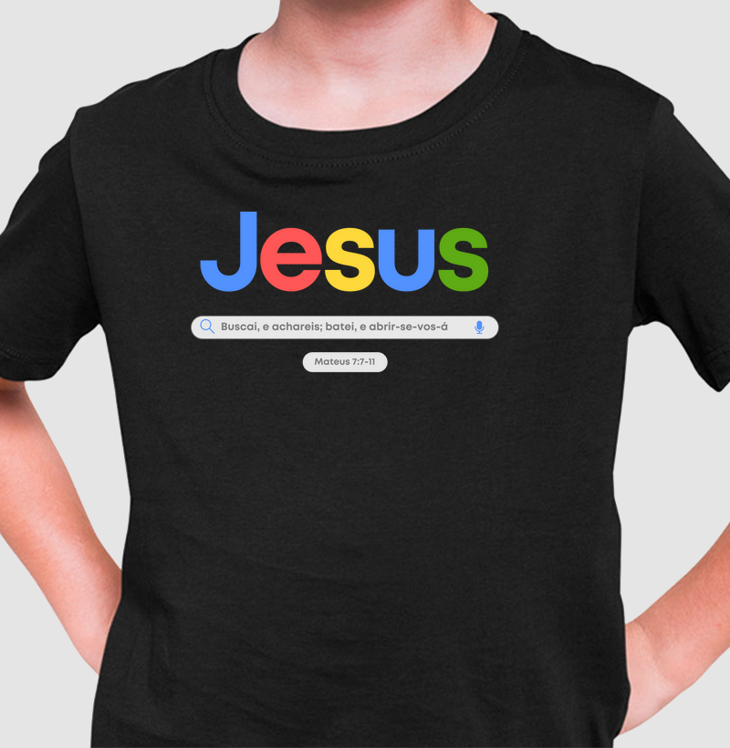 Camiseta Busca no Google Jesus