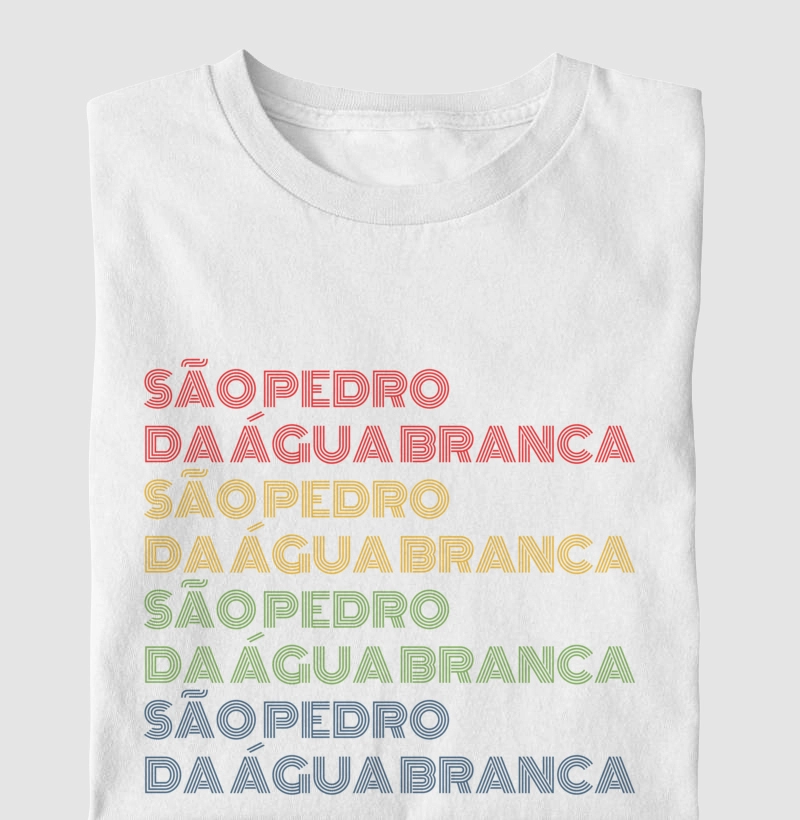 São Pedro da Água Branca Letreiro Retrô