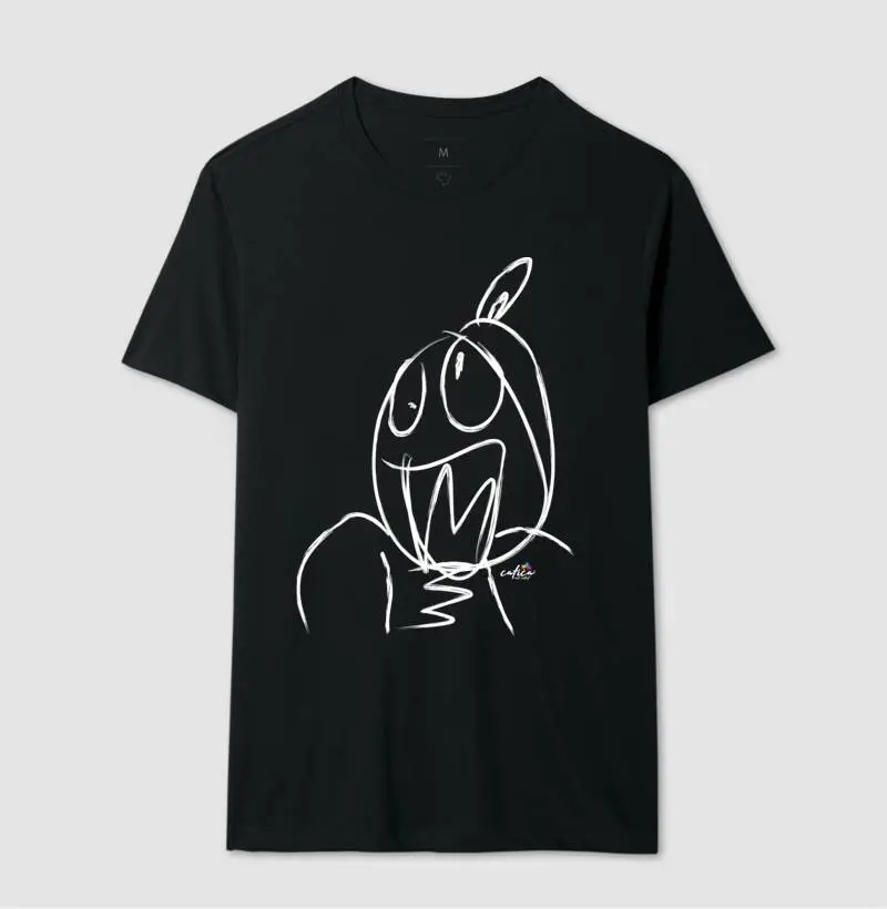 Camisa adulto de Algodão com estampa "Espantoso"