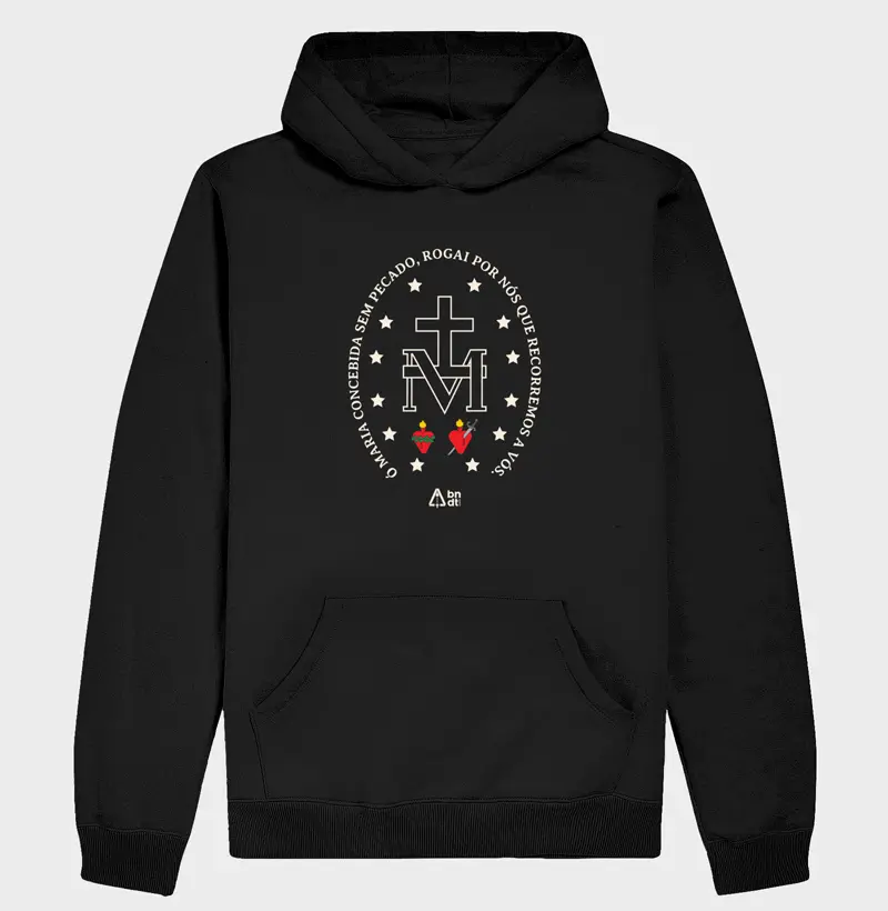 Hoodie Moletom Medalha de Nossa Senhora das Graças