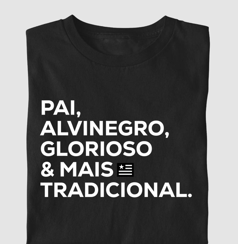Camiseta Pai Alvinegro