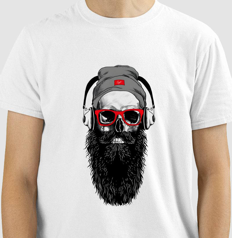 Camiseta Barber Skull