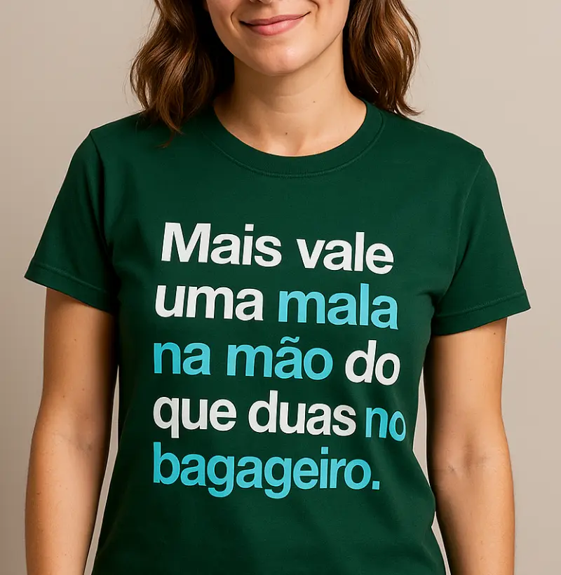 Mais vale uma mala na mão