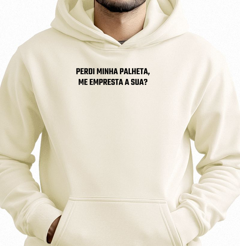 camisa "Perdi minha palheta, me empresta a sua?"