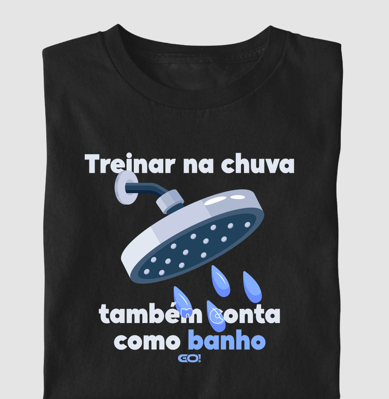 Treino na chuva é banho sim
