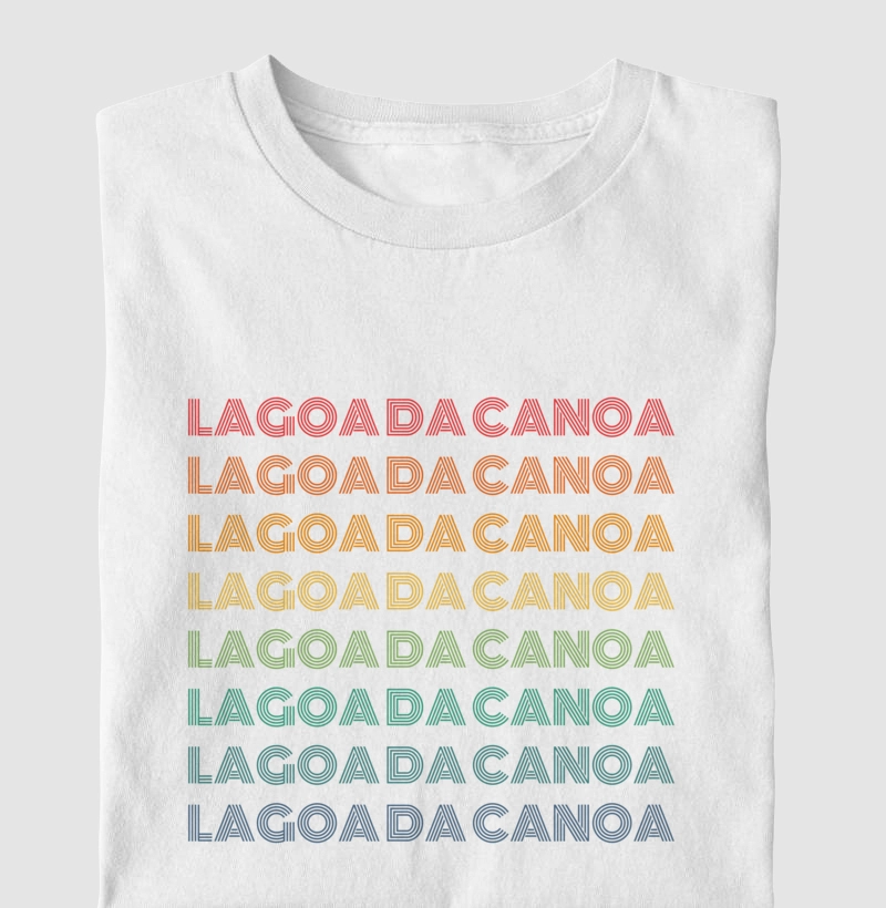 Lagoa da Canoa Letreiro Retrô