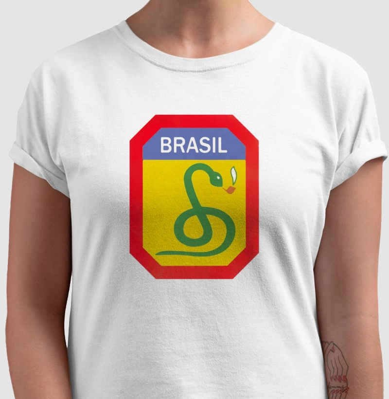 Cemiseta Militar FEB WW2 A Cobra Fumou