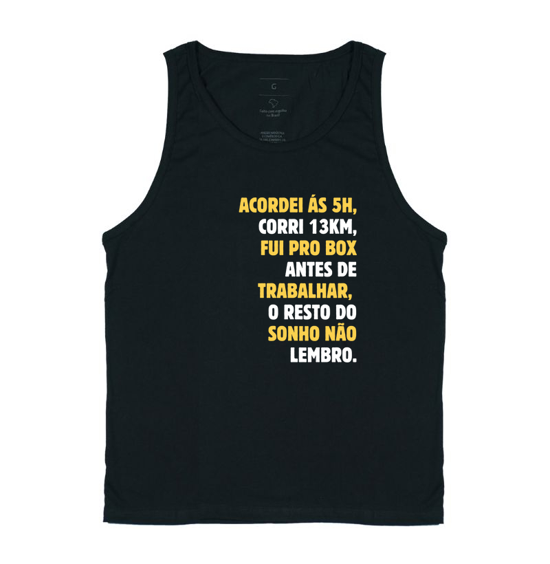 Acordei às 5h