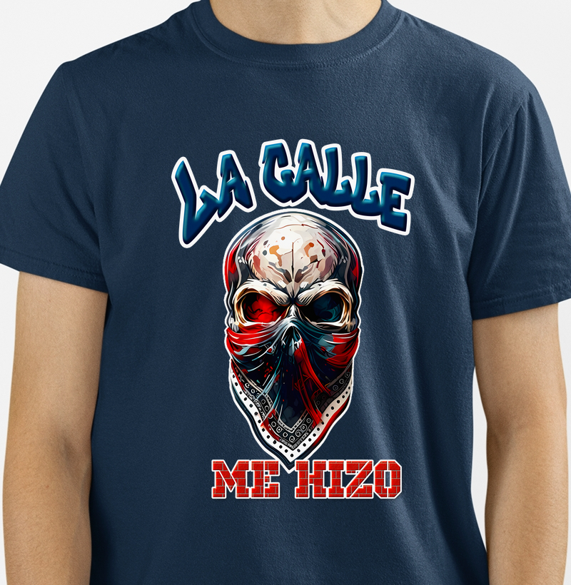 La Calle Me Hizo – Caveira Bandana Estilo Street Art
