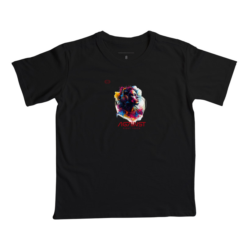 Camiseta ouvindo musica