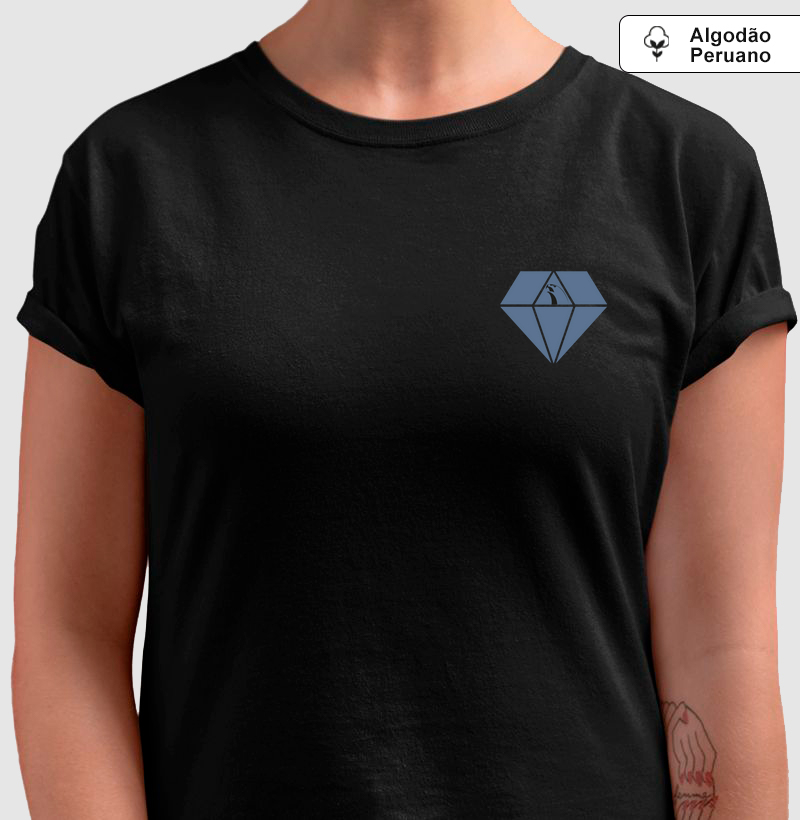 Camiseta Alliance Diamonds pequeno Azul I Preto