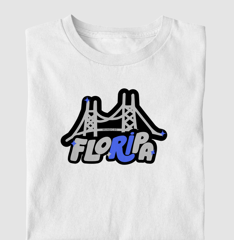 Camiseta Floripa – Ponte Hercílio Luz