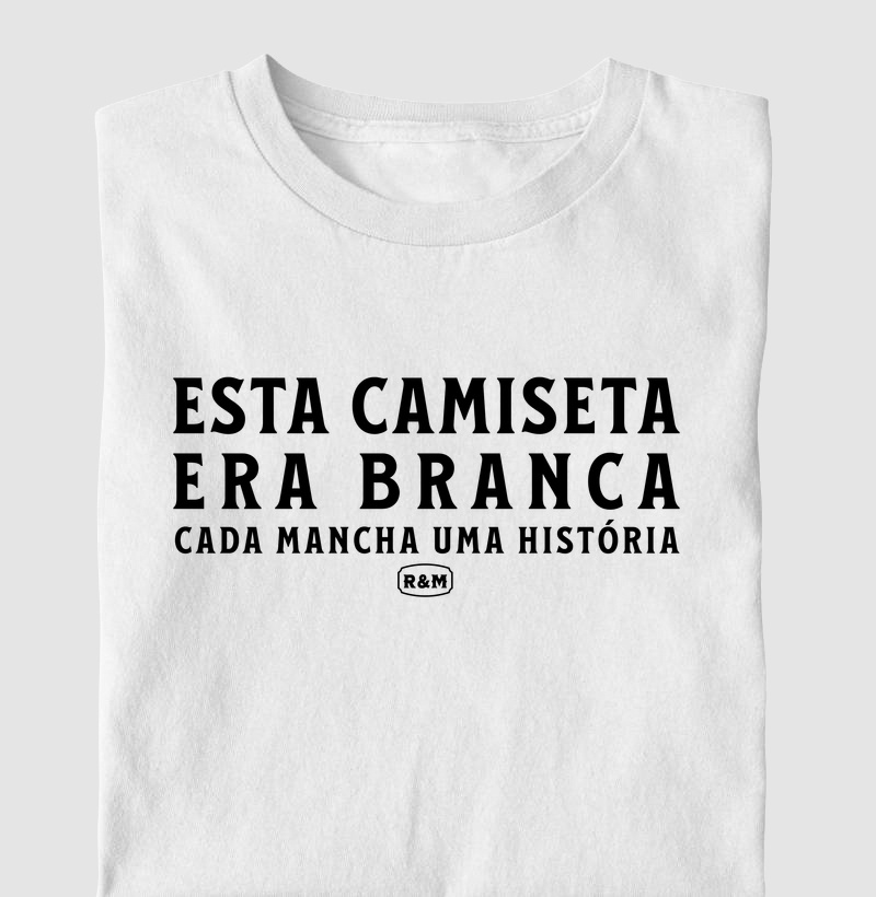 Esta camiseta era Branca