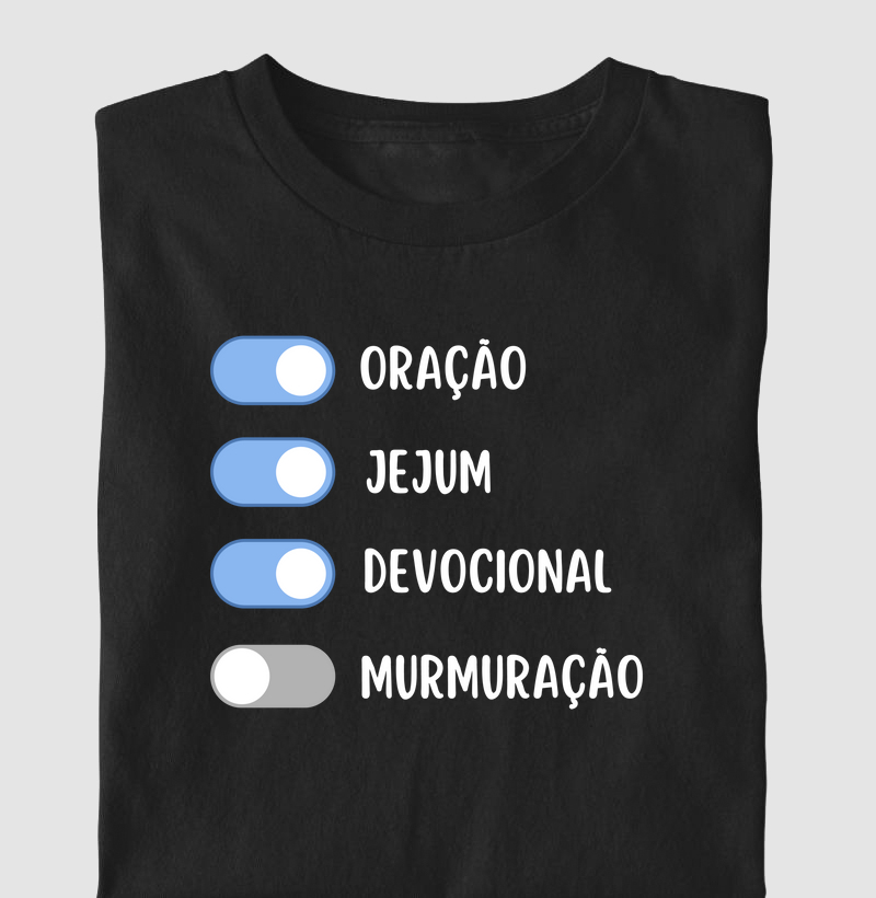 CAMISETA MINHAS CONFIGURAÇÕES