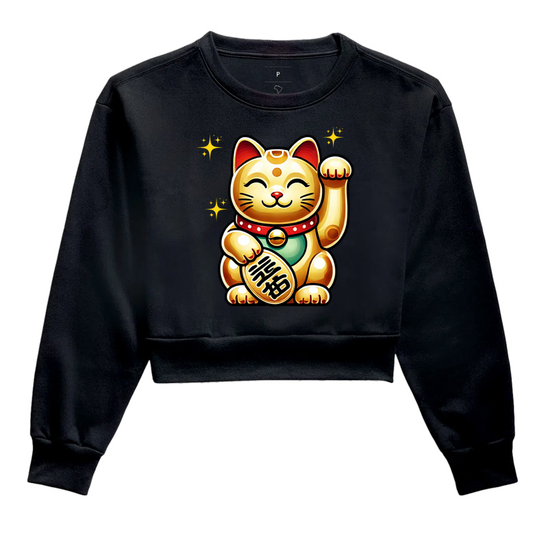 Gato da Sorte com Estrelas
